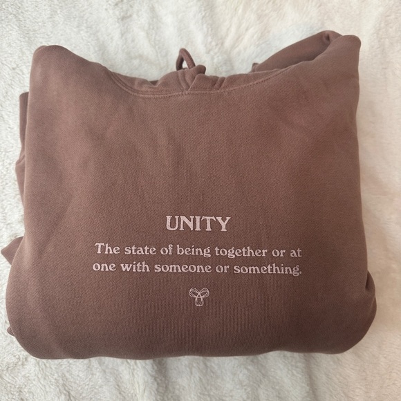 TNA aritzia unity cozy AF fleece boyfriend hoodie - Picture 4 of 6